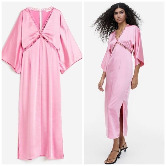 H&M Dresses & Skirts - H&M Pink Satin Dress New